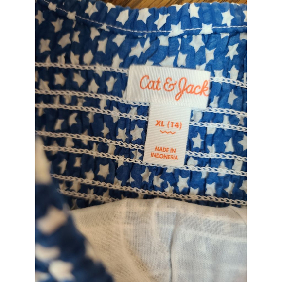 Cat & Jack Girls XL Blue Top & Black Pants Set - Picture 7 of 9